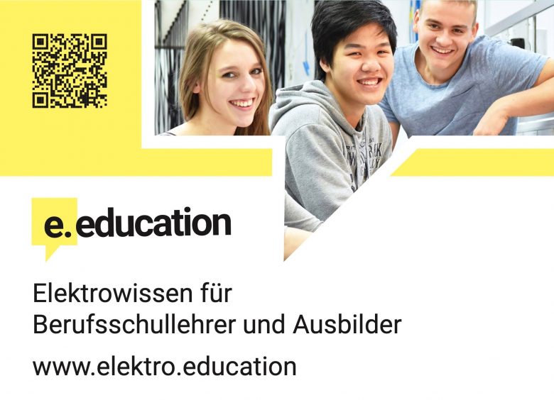 e.education: Neue Informationsplattform mit Unterrichtsmaterialien für Berufsschullehrer im Elektrohandwerk